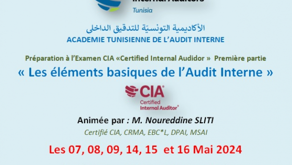 Préparation à l’Examen CIA «Certified Internal Auditor»  Première PARTIE 